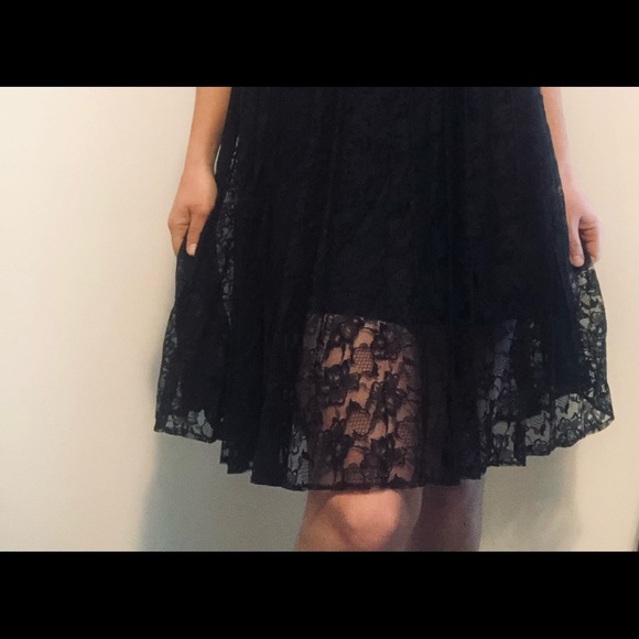 Vintage 1960’s black lace tent dress - Picture 4 of 6